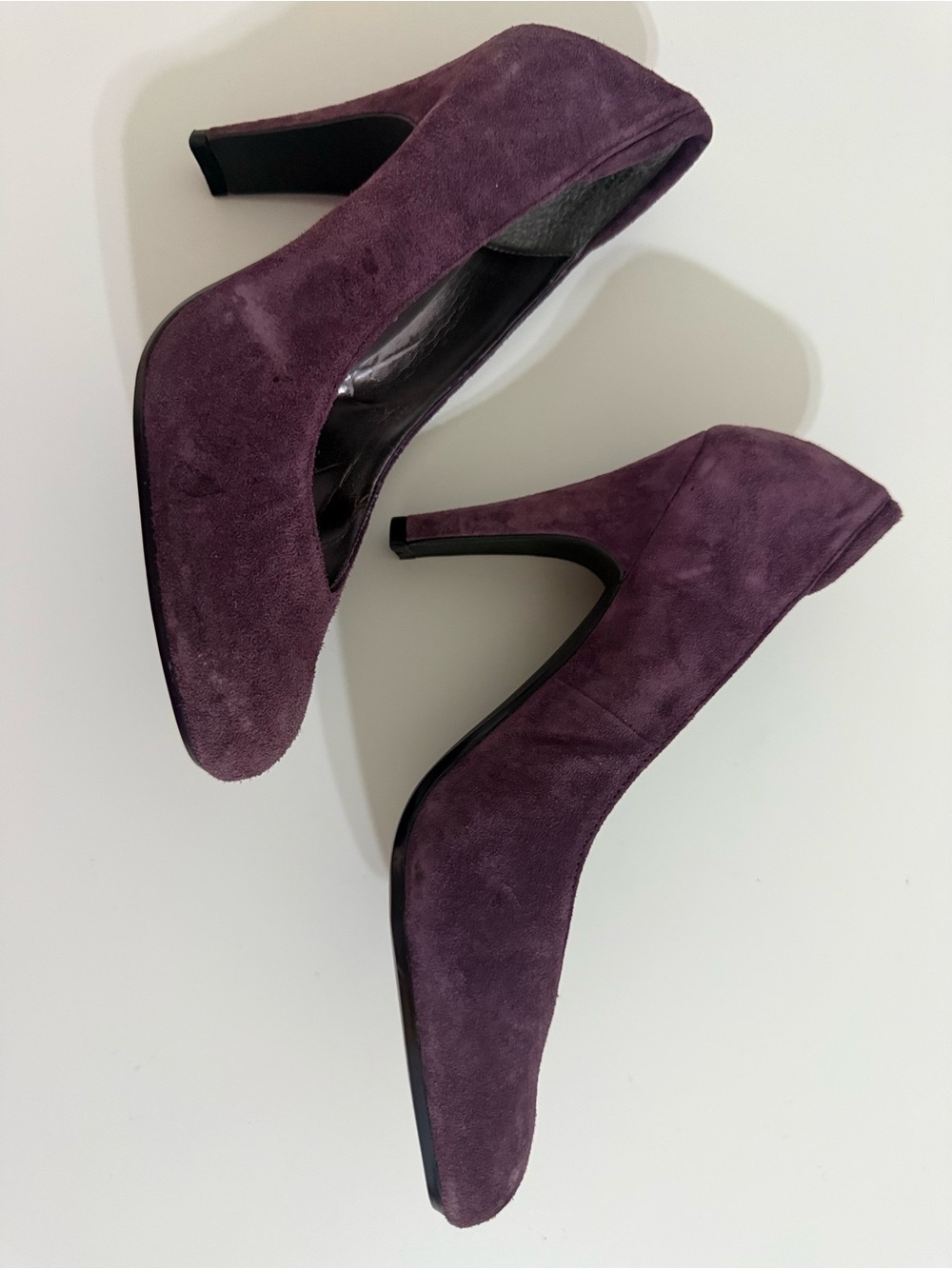 Nine West Plum Suede High Heel Pumps